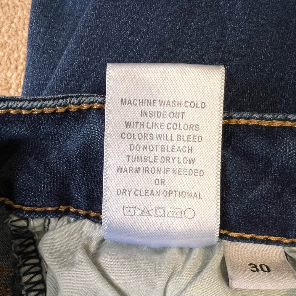 Vervet Los Angeles Straight Leg Jeans Stretch Denim - Picture 8 of 8